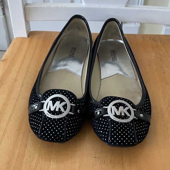 Michael Kors Shoes - Michael Kors Black Polka Dot Women's Flats